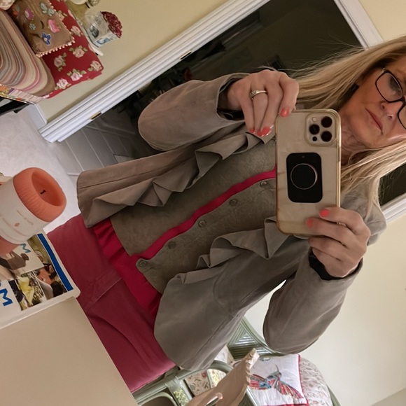 WHBM Suede Jacket - Picture 1 of 6